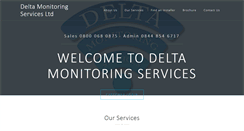 Desktop Screenshot of deltamonitoringservices.com